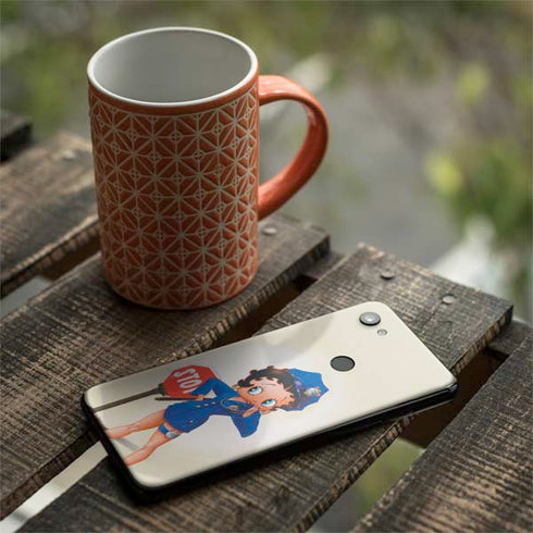 Betty Boop The Police Officer Google Pixel 3a Skin